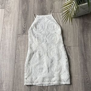 White Pattern Dress